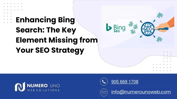 enhancing bing search the key element missing