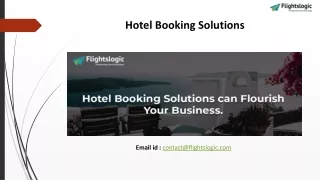 hotel booking solutions
