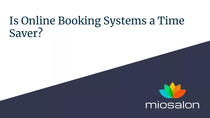 is online booking systems a time saver