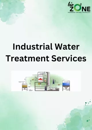 Optimizing Industrial Operations: Comprehensive Industrial Water Treatment