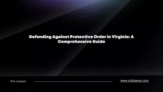 defending against protective order in virginia