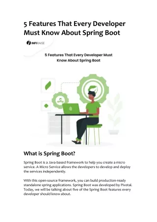 5 Features That Every Developer Must Know About Spring Boot