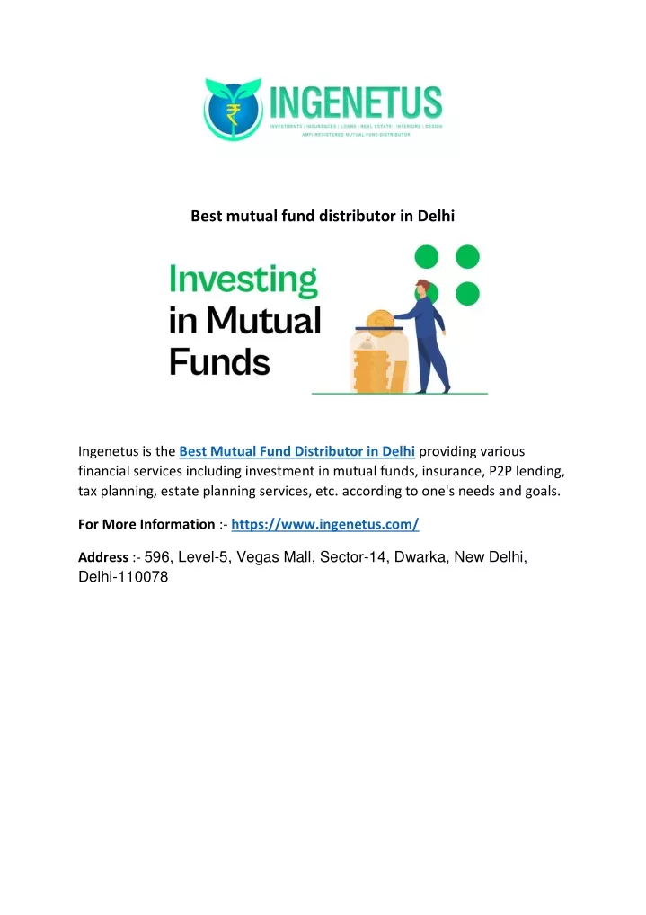 best mutual fund distributor in delhi