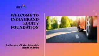 Revving Up Success - Insights into India's Automotive Companies Market