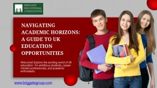 Navigating Academic Horizons: A Guide to UK Education Opportunities