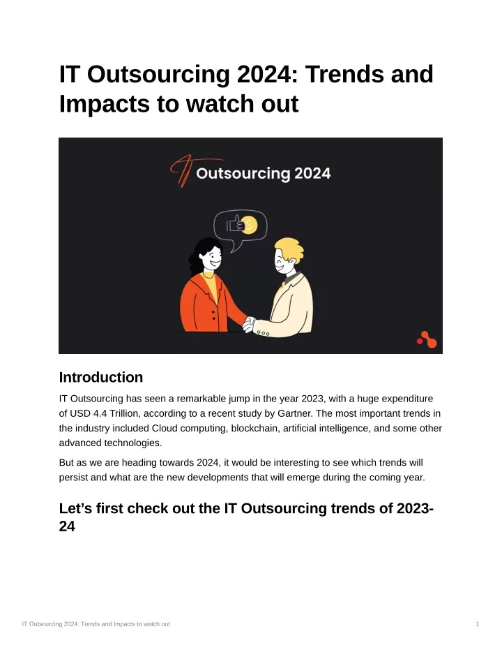 it outsourcing 2024 trends and impacts to watch