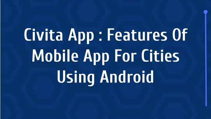 civita app features of mobile app for cities