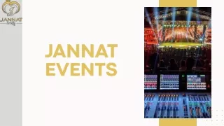 Jannat Events - Wedding Venues In Dubai.