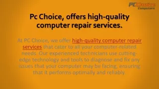 Pc_Choice - Computer Repairs Brisbane.