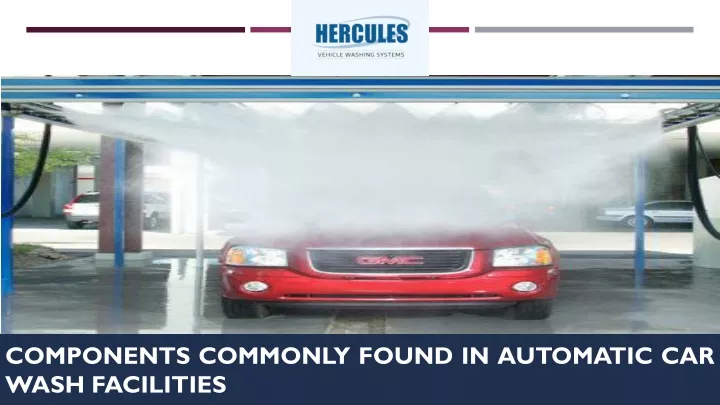 components commonly found in automatic car wash