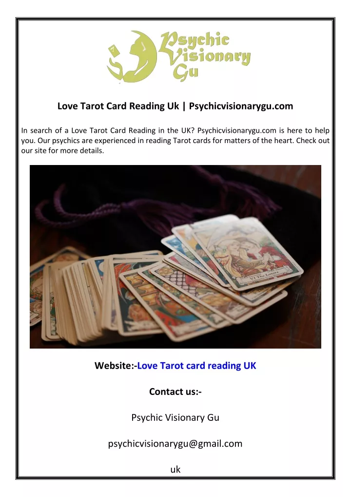 love tarot card reading uk psychicvisionarygu com