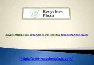 Sell your scrap metal, we offer competitive scrap metal prices in Houston