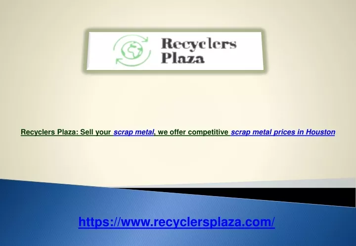 https www recyclersplaza com