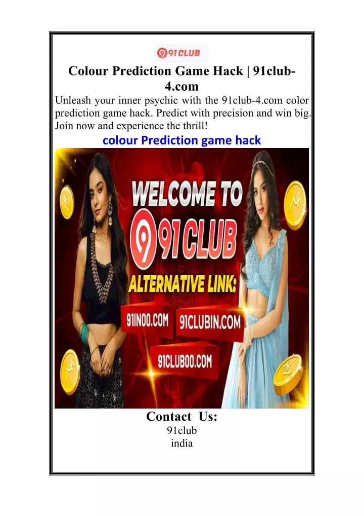 colour prediction game hack 91club 4 com unleash