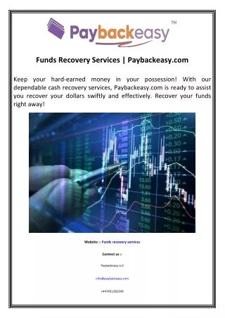 Funds Recovery Services  Paybackeasy.com 1