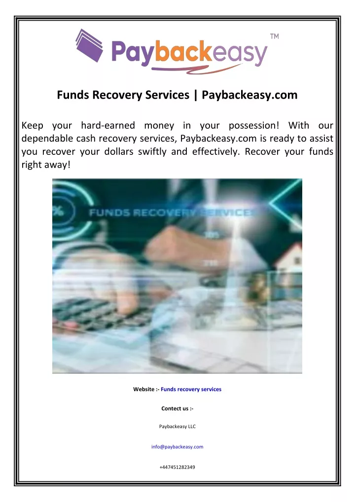 funds recovery services paybackeasy com