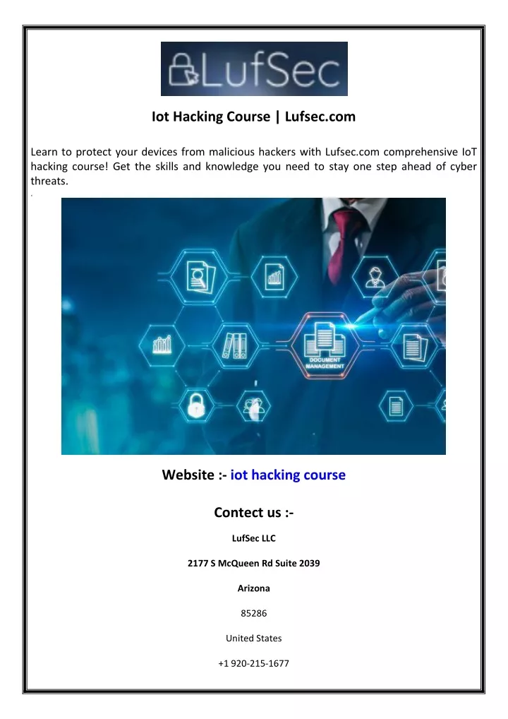 iot hacking course lufsec com