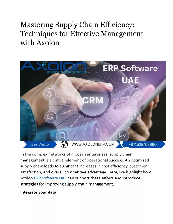 mastering supply chain efficiency techniques