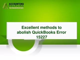 excellent methods to abolish quickbooks error