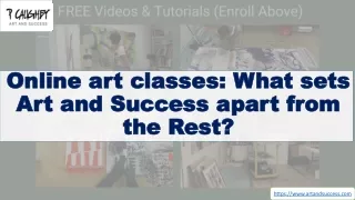 online art classes what sets online art classes