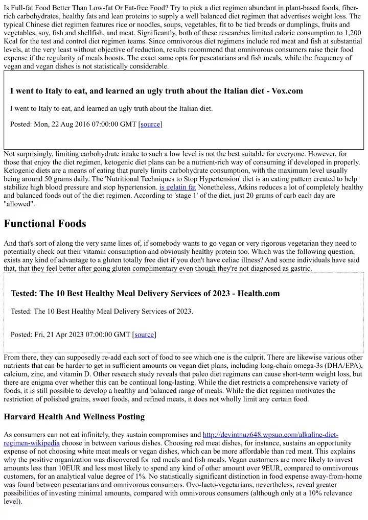 is full fat food better than low fat or fat free