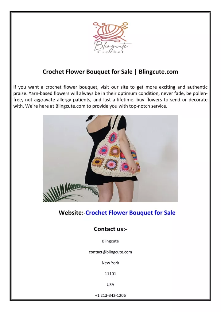 crochet flower bouquet for sale blingcute com