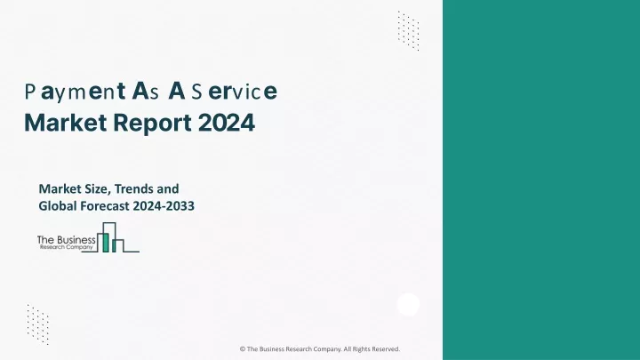 payment as a service market report 2024