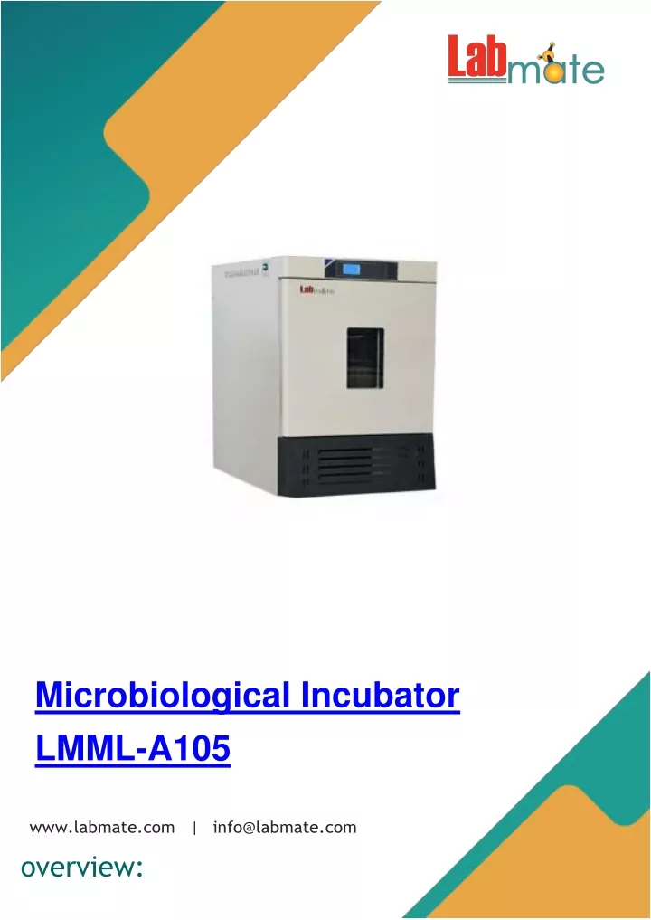 microbiological incubator lmml a105