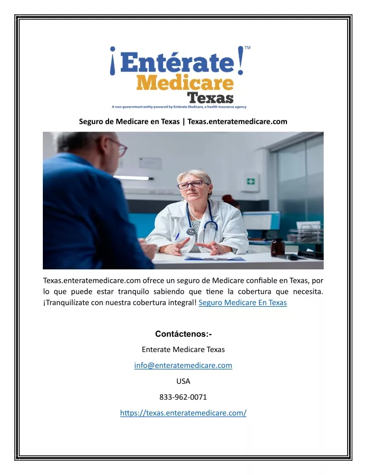 seguro de medicare en texas texas