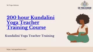 About Kundalini  Yoga Teacher Training Course and Fee  | Sri Yoga Ashram