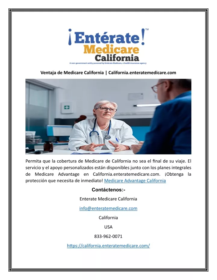 ventaja de medicare california california