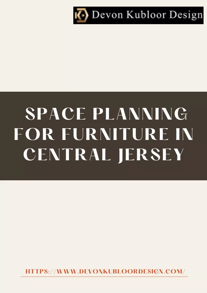 space planning for furniture in central jersey