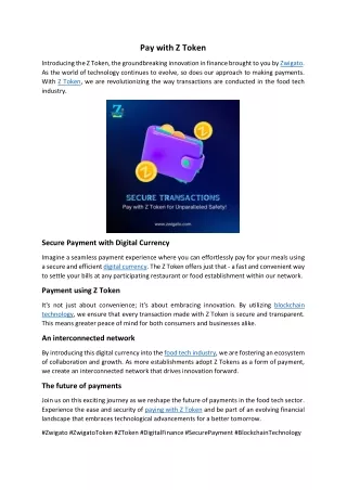 pay with z token