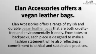 Elan Accessories - Leather Journal Diary.