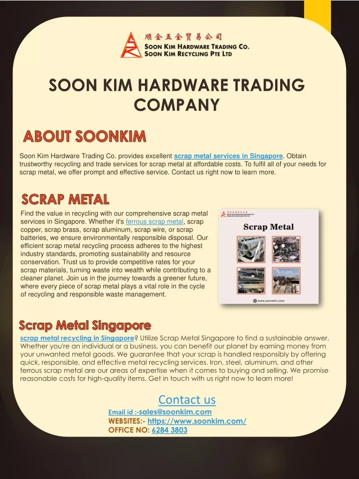 soon kim hardware trading company