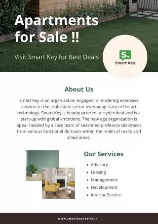 Apartments For Sale in Hyderabad by Smart Key
