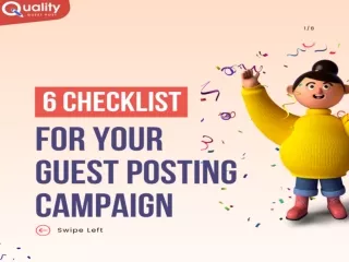 6 Checklist For Your SEO Guest Posting Campaign in 2024