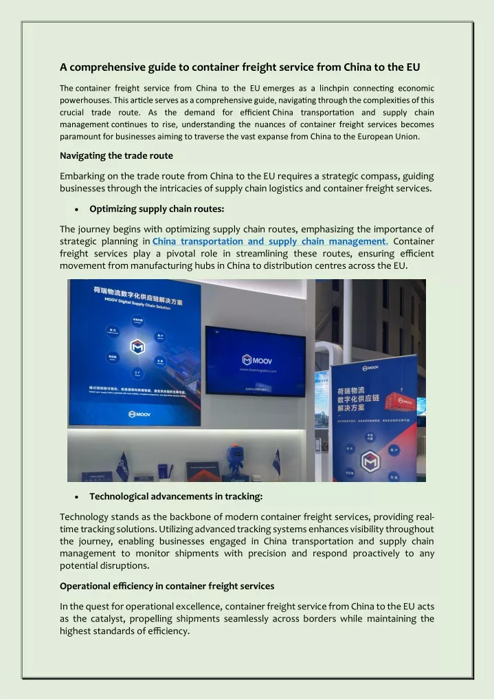 a comprehensive guide to container freight