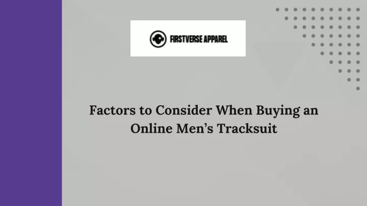 factors to consider when buying an online