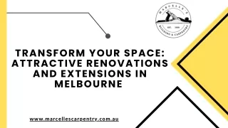 Transform Your Space Attractive Renovations and Extensions in Melbourne
