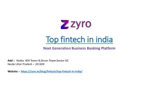 Top fintech in india