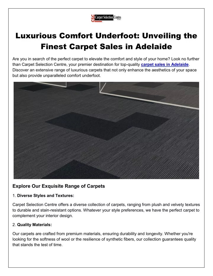 luxurious comfort underfoot unveiling the finest