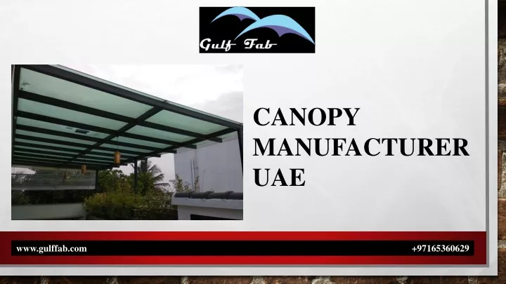 canopy manufacturer uae
