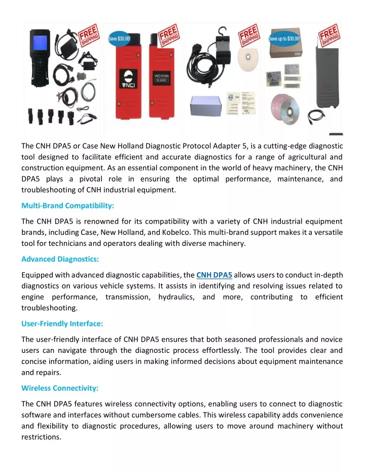 the cnh dpa5 or case new holland diagnostic