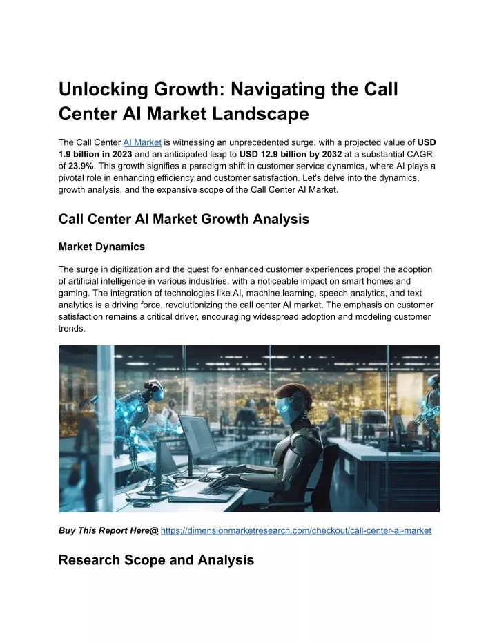 unlocking growth navigating the call center