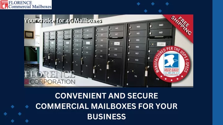 convenient and secure commercial mailboxes