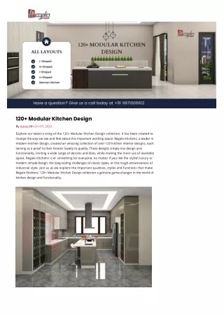 120 modular kitchen design