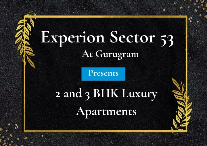 experion sector 53 at gurugram