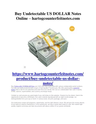 buy undetectable us dollar notes online