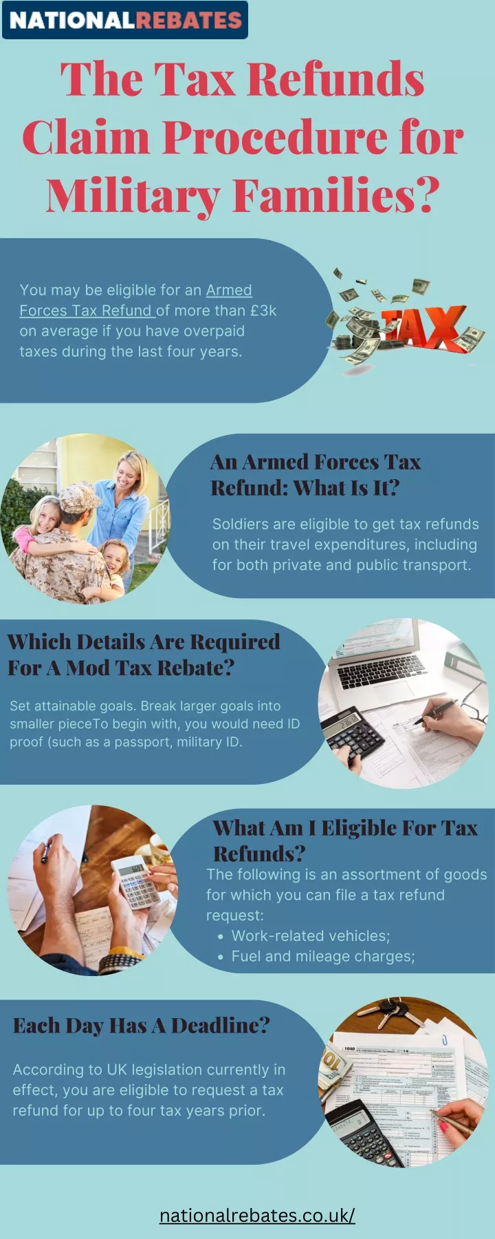 the tax refunds claim procedure for military